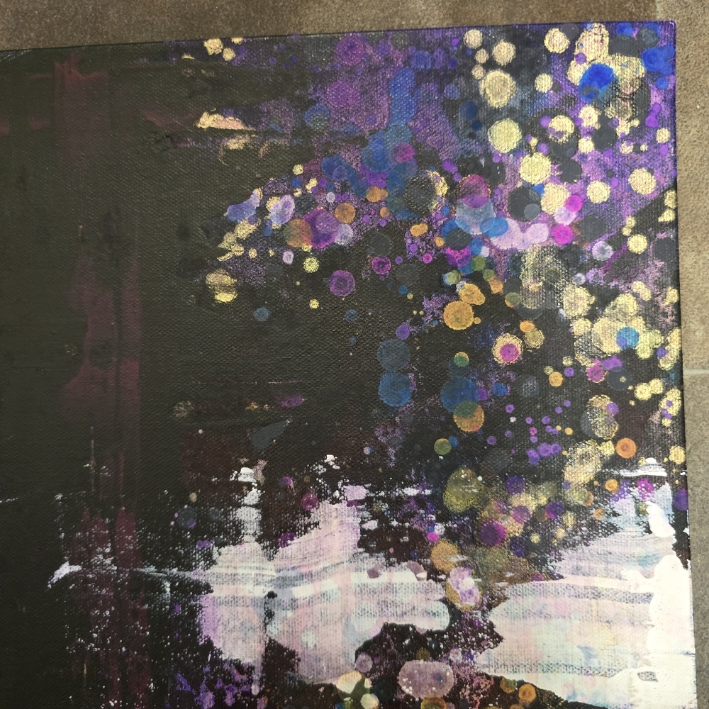 HANDCRAFTED Abstract Painting HANDPAINTED Wall Art Decor HANDMADE Artwork - Picture 13 of 14